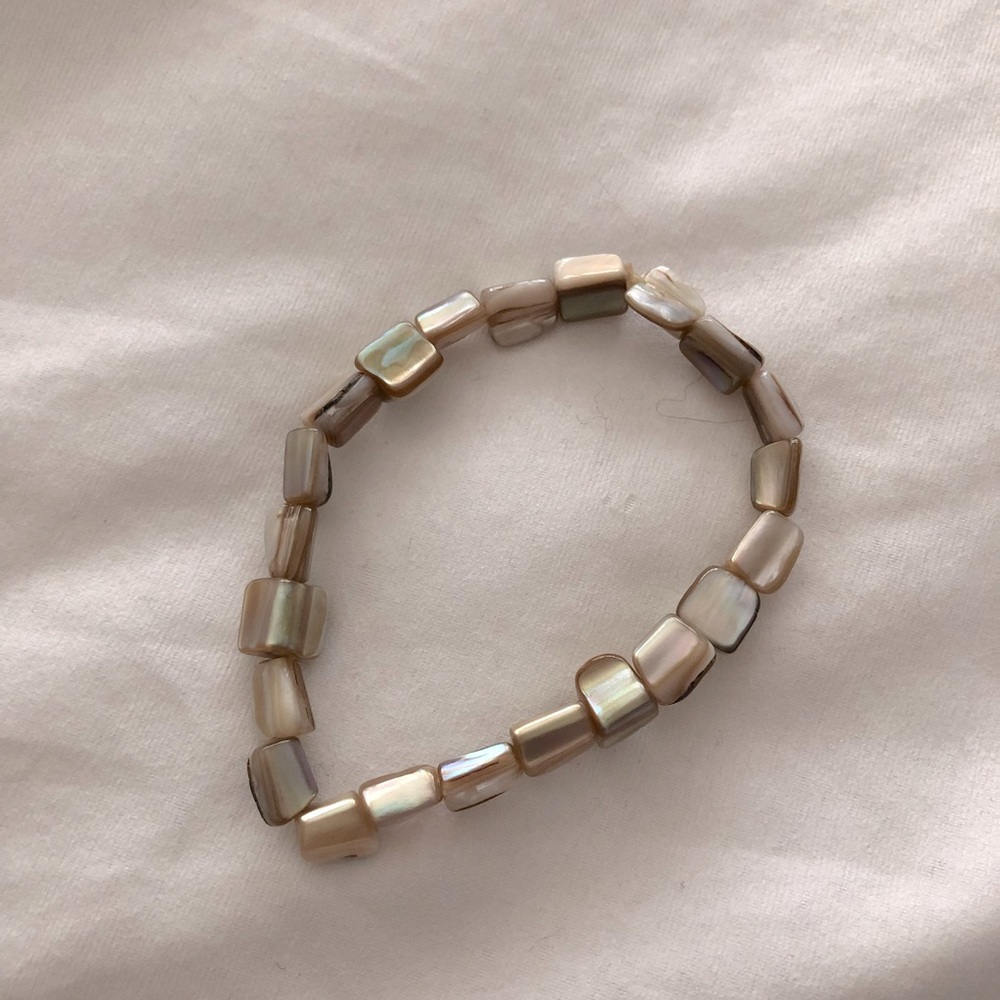 Beachy bead bracelet